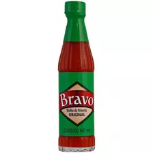 Kit 4 Molho De Pimenta Original Bravo Vidro 60ml