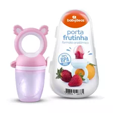 Porta Frutinhas Chupeta Alimentadora Babydeas ® Rosa +6m