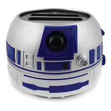 Tostador Star Wars R2-d2 Con Luz Y Sonido. Color Blanco Con Azul
