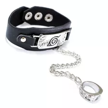 Naruto Pulsera Konoha Manilla Aldea De La Hoja Con Anillo