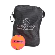 Bolso Pelotero Negro Estampado Sonder Voley 7141