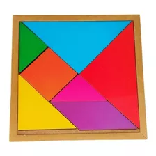 Brinquedo Pedagógico Montessori Quebra-cabeça Tangram