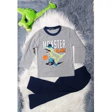 Pijama De Niño Algodon Diseño Astronauta