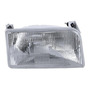 Faro Ford F-250 1987 - 1991 Izq C/cuarto Ambar C/filo Cromo