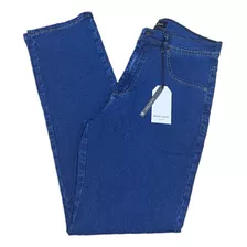 Calça Pierre Cardin Original Masculina Cintura Alta Azul Aço