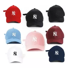 Kit C 2 Bonés New York Trucker Yankees Snapback Aba Curva