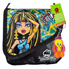 Monster High Bolsa Infantil Com Alça Cléo + Chaveiro Piu Piu