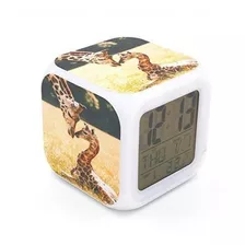 Egs Nueva Jirafa Familia Animal Reloj Despertador Digital Me