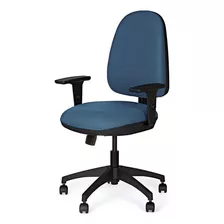 Cadeira De Escritório Marelli Active 705 Azul Turquesa Com E Cor Azul Turquesa E Preto Material Do Estofamento Estofado