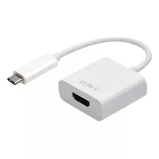 Cabo Adaptador Usb Tipo C Macho Para Hdmi Femea Branca Storm