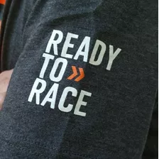 Remera Ktm Racing Gris / Naranja Máxima Calidad.