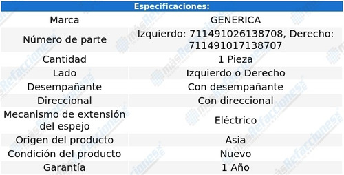 Espejo Izq O Der Elect C/desemp C/direcc Fluence 11-15 Foto 2