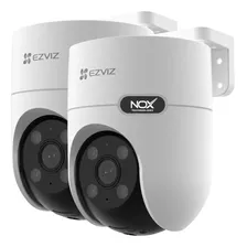 Combo X 2 Camara Ezviz H8c 360 Exterior Wifi Color Sirena