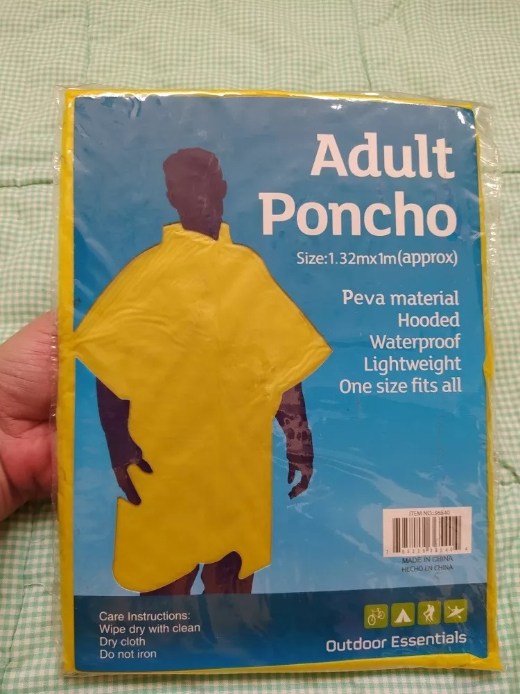 Poncho Impermiable De Adulto
