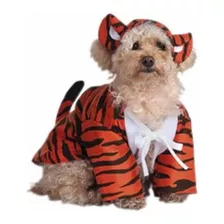 Disfraz De Tigre Talla Medium Para Perro- Halloween