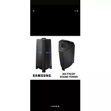 Torre De Sonido Amplificada Samsung Mt70 Por Viaje En Caja