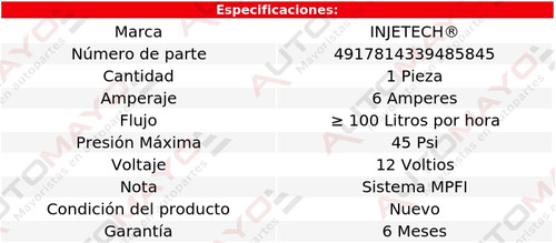 Un Rep Bomba Combustible Injetech Hombre 2.2l 4 Cil 96-00 Foto 4