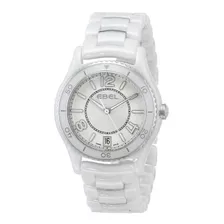 *****x-1 Reloj De Mujer Blanco De Cuarzo Suizo Con Pantalla 