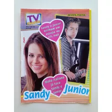 Revista Pôster Tv Mania Nº 50 - Sandy E Júnior - 2002