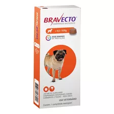 Bravecto Antipulgas E Carrapatos Para Cães De 4,5 A 10kg