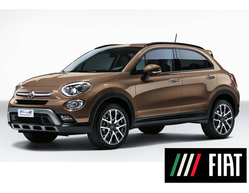 Tapetes 4 Pz Charola 3d Logo Fiat 500x 2016 2017 2018 2019 Foto 6