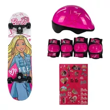 Skate Da Barbie Com Acessórios De Segurança - Fun F00105