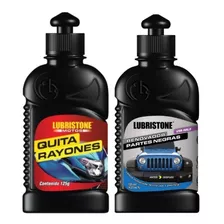 Quita Rayones + Renovador Partes Negras 125ml Lubristone