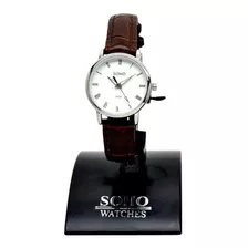 Reloj Dama Analogo Malla Cuero Resistente Soho Ch472