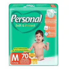 Personal Soft & Protect Fralda Infantil M C/70