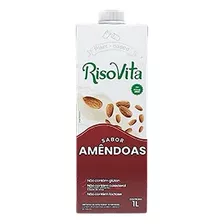 Leite De Arroz Com Amêndoas Risovita Caixa 12 Litros