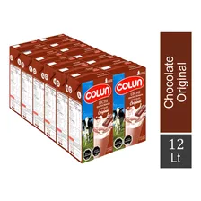 Leche Chocolate Original 1lt Colun, Sabroso Pack 12