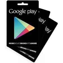 Gift Card Tarjeta De Regalo Google Play Entrega Inmediata