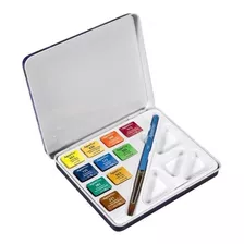 Acuarela En Pastillas 10u Set Aquafine Daler Rowney