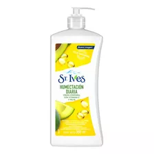  Crema Para Cuerpo St. Ives Humectación Diaria En Dosificador 350ml