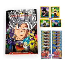 Álbum Dragon Ball Universe Mision +100 Láminas Autoadhesivas