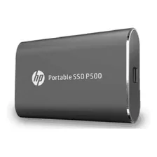 Unidad De Estado Sólido Externo Ssd Hp 500gb P500 Negro Color Gris Oscuro