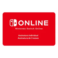 Nintendo Switch Online 3 Meses - Individual Membership