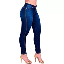 Kit 3 Calça Jeans Feminina Cintura Alta C/ Elastano Lycra