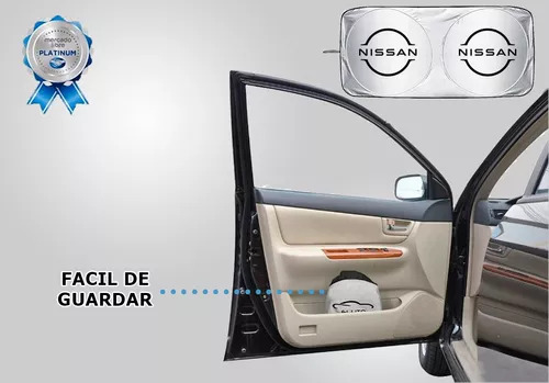 Sunshade Parasol De Auto Nissan Almera 2008 Con Logo T1 Foto 6