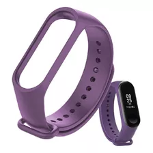 Pulseira Para Smartwatch Xiaomi Mi Band Amazfit Reposição Cor Roxo