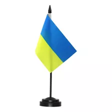 Bandera De Escritorio Anley , 30 Cm De Alto , Ucrania