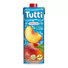 Jugo De Durazno Tutti 1 Lt Sin Tacc Sin Azucar Agregada X 24