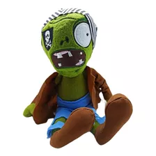 Pelúcia Zumbi Pirata 30cms Plantas Zumbis Plants Vs Zombies