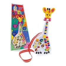 Brinquedo Guitarra Musical Infantil Bebê Com Luz Promoção