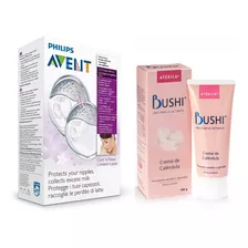 Avent Set Protectores Mamarios + Crema Calendula Bushi 