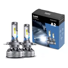 Kit Farol Lampada Super Ultra Led Csp A2 150w Dc9-48v 6000k