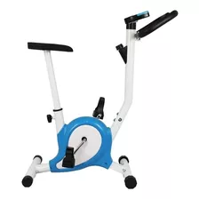 Bicicleta Ergométrica Vertical Azul E Branca Residencial Cor Azul/branco