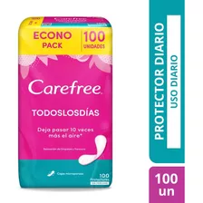 Protectores Diarios Carefree Los Días 100u