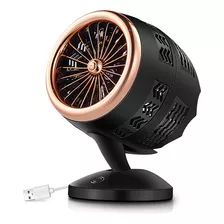 Nuevo Ventilador Turbo Portátil De Doble Hoja Usb, Mini Vent