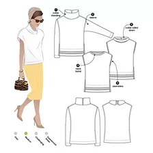 Style Arc Patrón De Costura - Esme Designer Knit Top (tall.